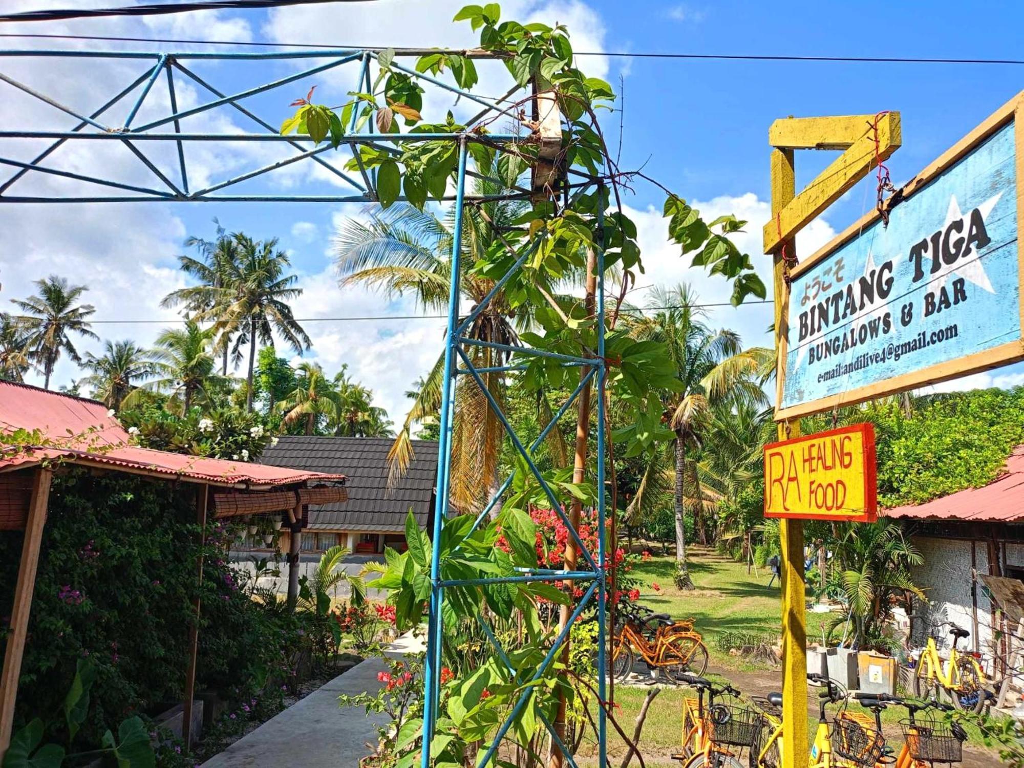 Bintang Tiga Bungalows Gili Air Exterior foto