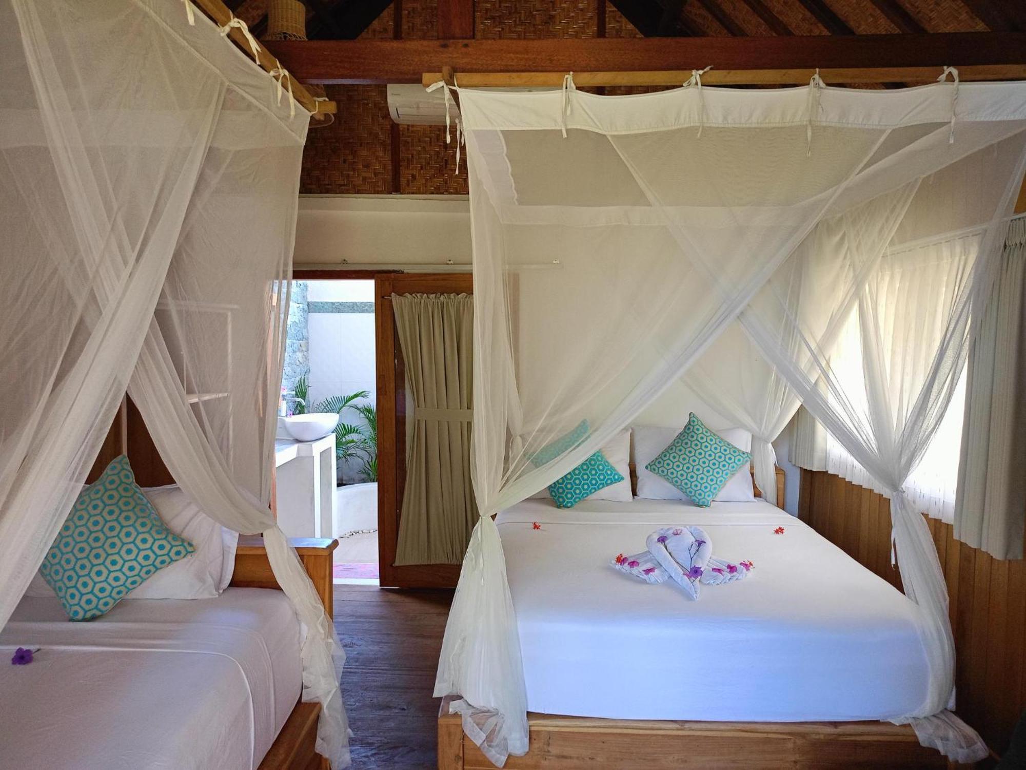 Bintang Tiga Bungalows Gili Air Exterior foto